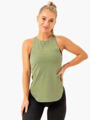 Elite Mesh Training Tank - Sage Green