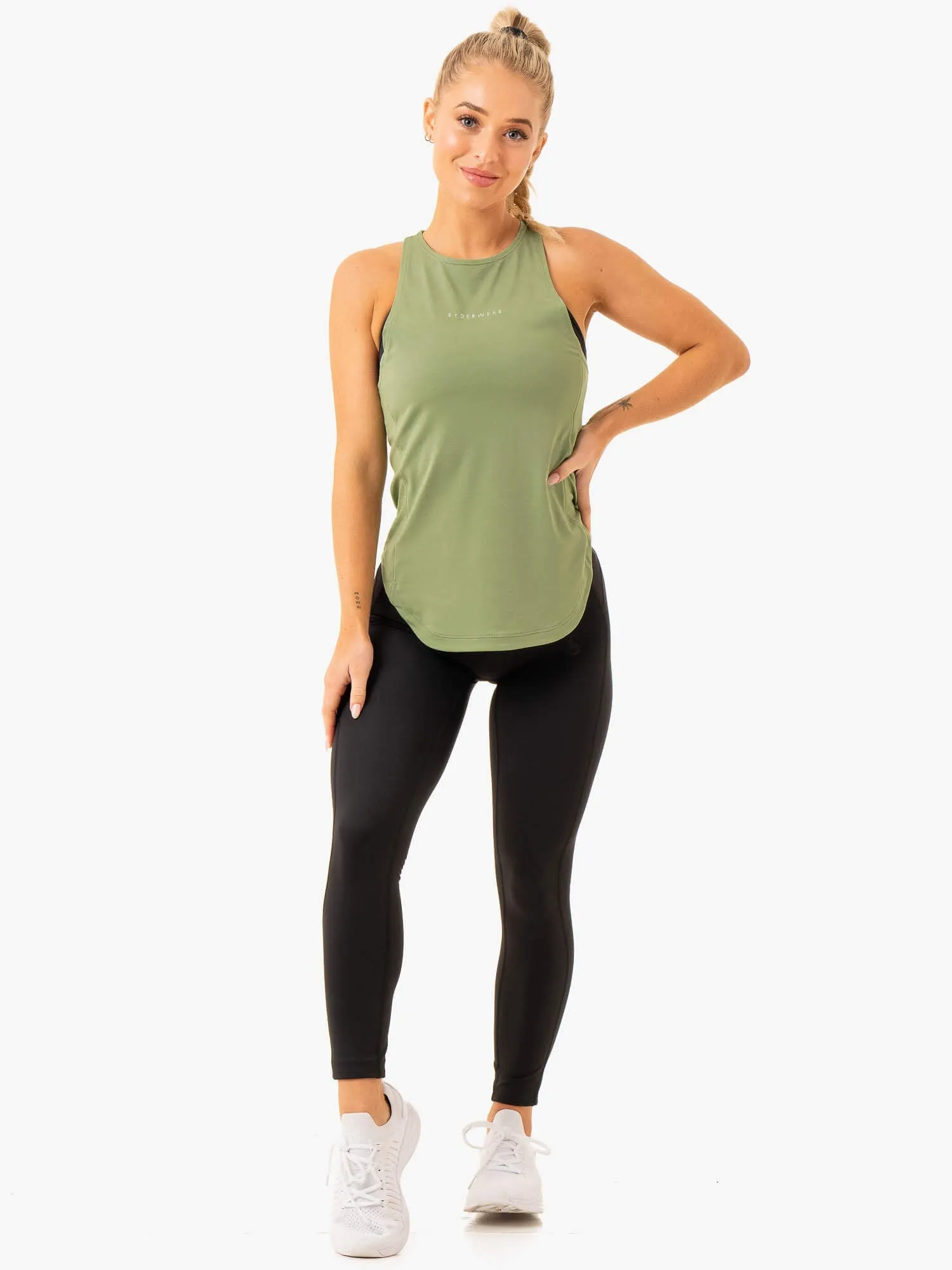 Elite Mesh Training Tank - Sage Green