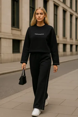 EMBROIDERED JOGGER  PANTS