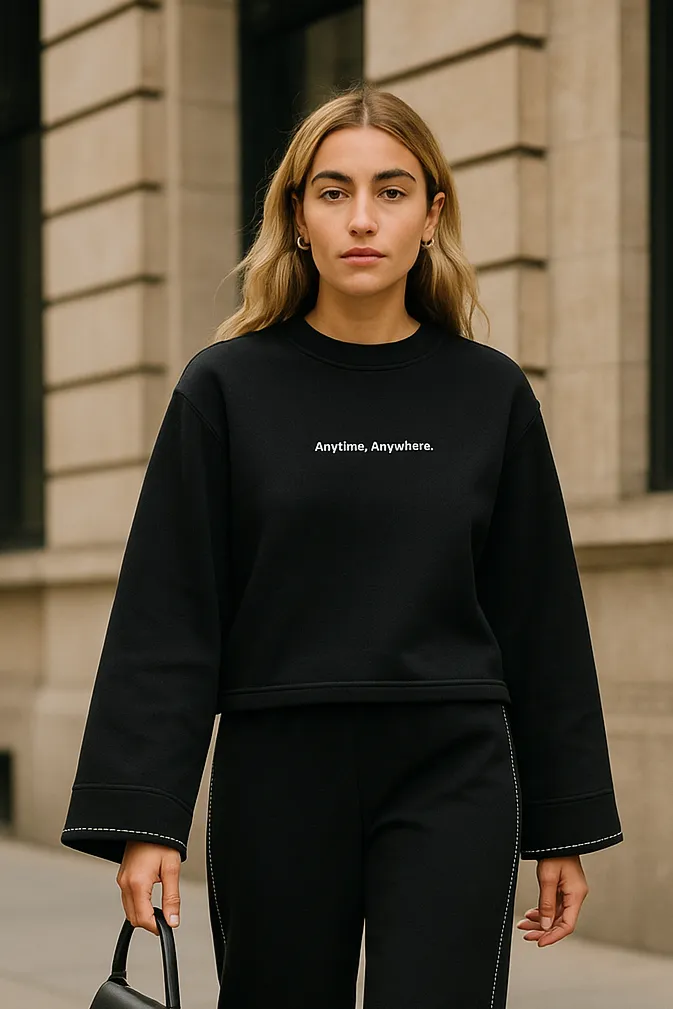 EMBROIDERED SWEAT