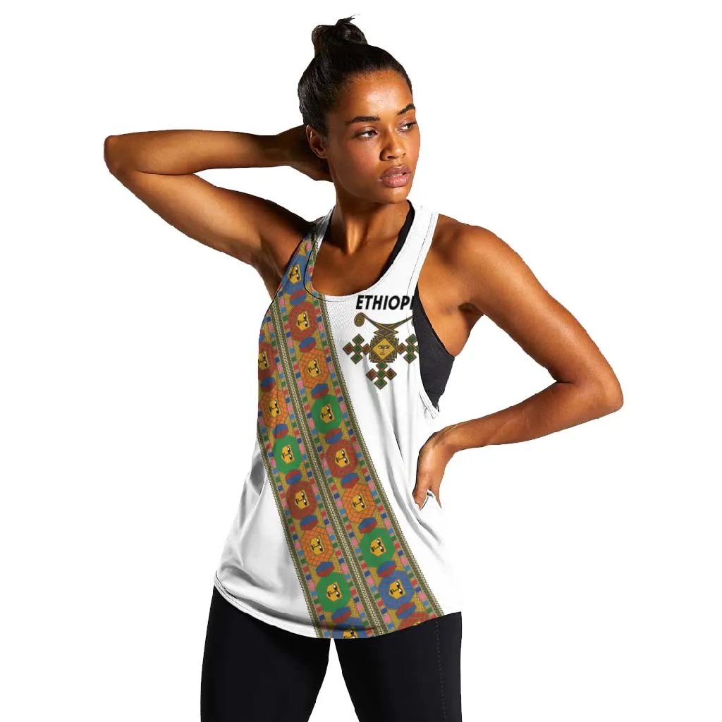 Ethiopia Saba Kemis Sash Style Women Racerback Tank LT15