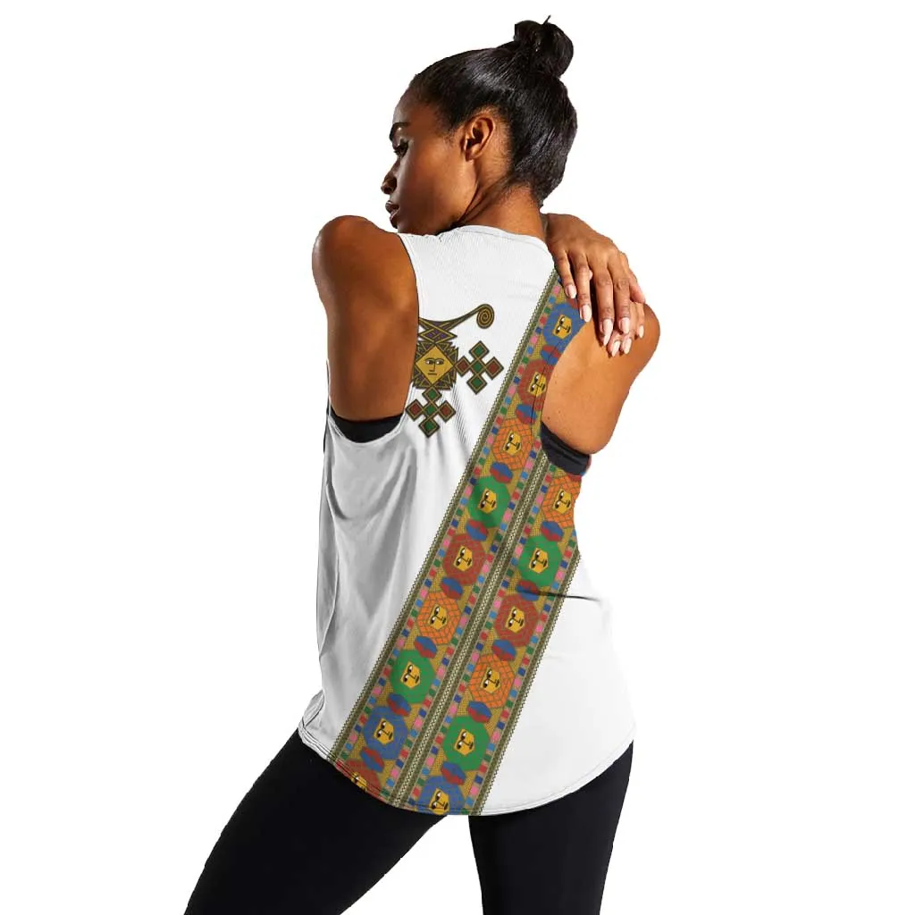 Ethiopia Saba Kemis Sash Style Women Racerback Tank LT15