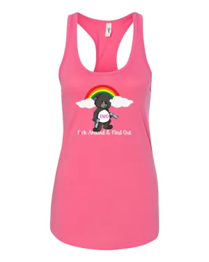 FAFO BEAR-Womens  Racerback tank