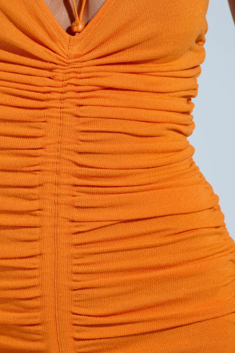 FEEL THE VIBES KNIT MIDI DRESS