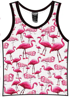 FLAMINGO MESH TANK