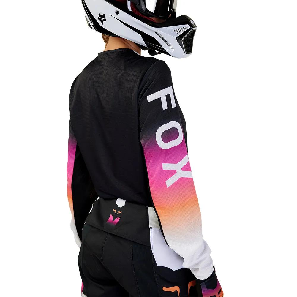 FOX WOMENS 180 FLORA JERSEY [BLACK/PINK]
