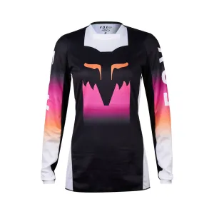 FOX WOMENS 180 FLORA JERSEY [BLACK/PINK]