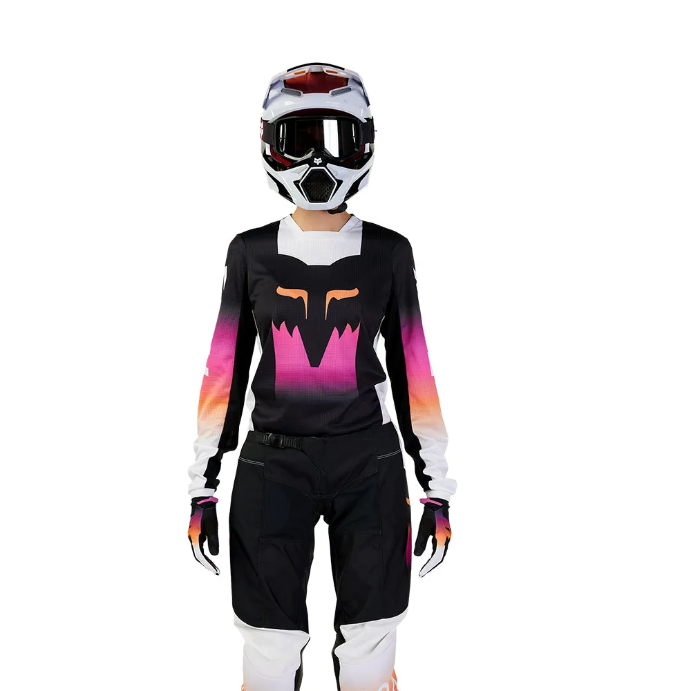 FOX WOMENS 180 FLORA JERSEY [BLACK/PINK]