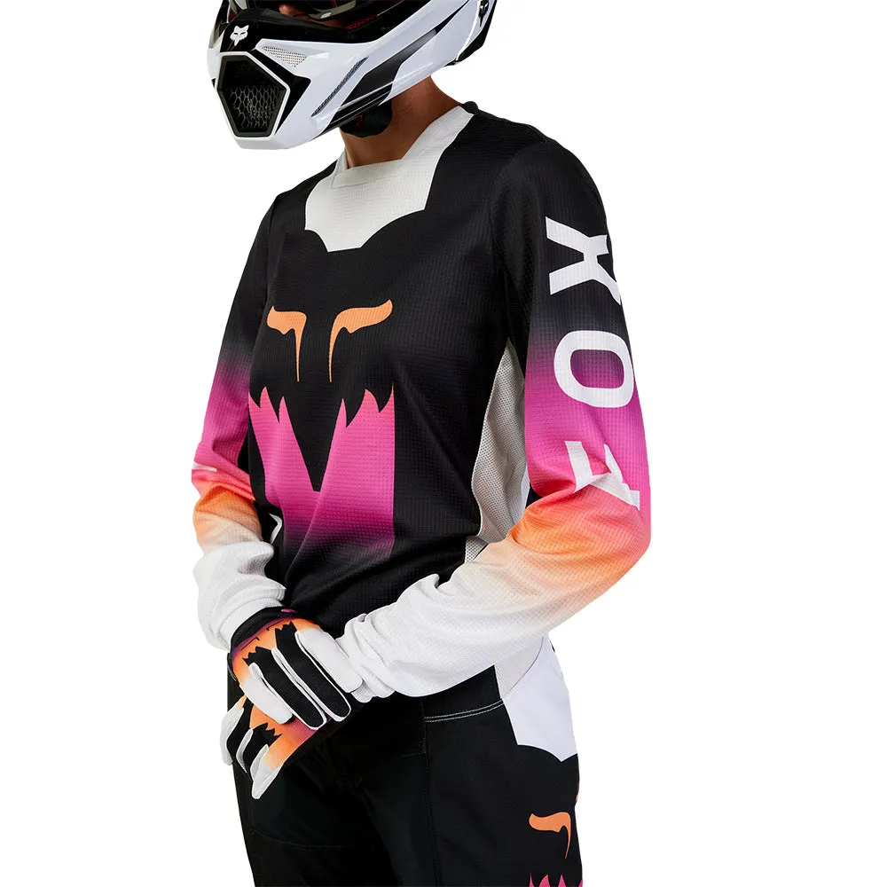 FOX WOMENS 180 FLORA JERSEY [BLACK/PINK]