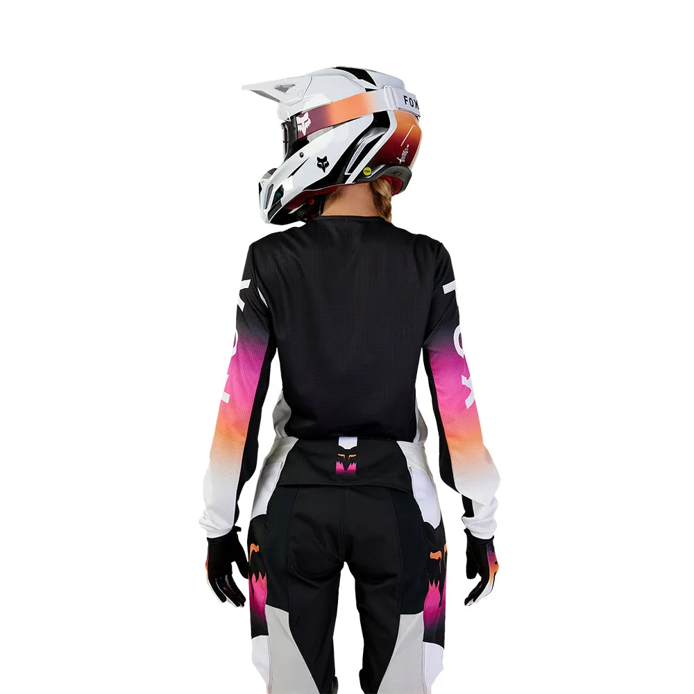 FOX WOMENS 180 FLORA JERSEY [BLACK/PINK]