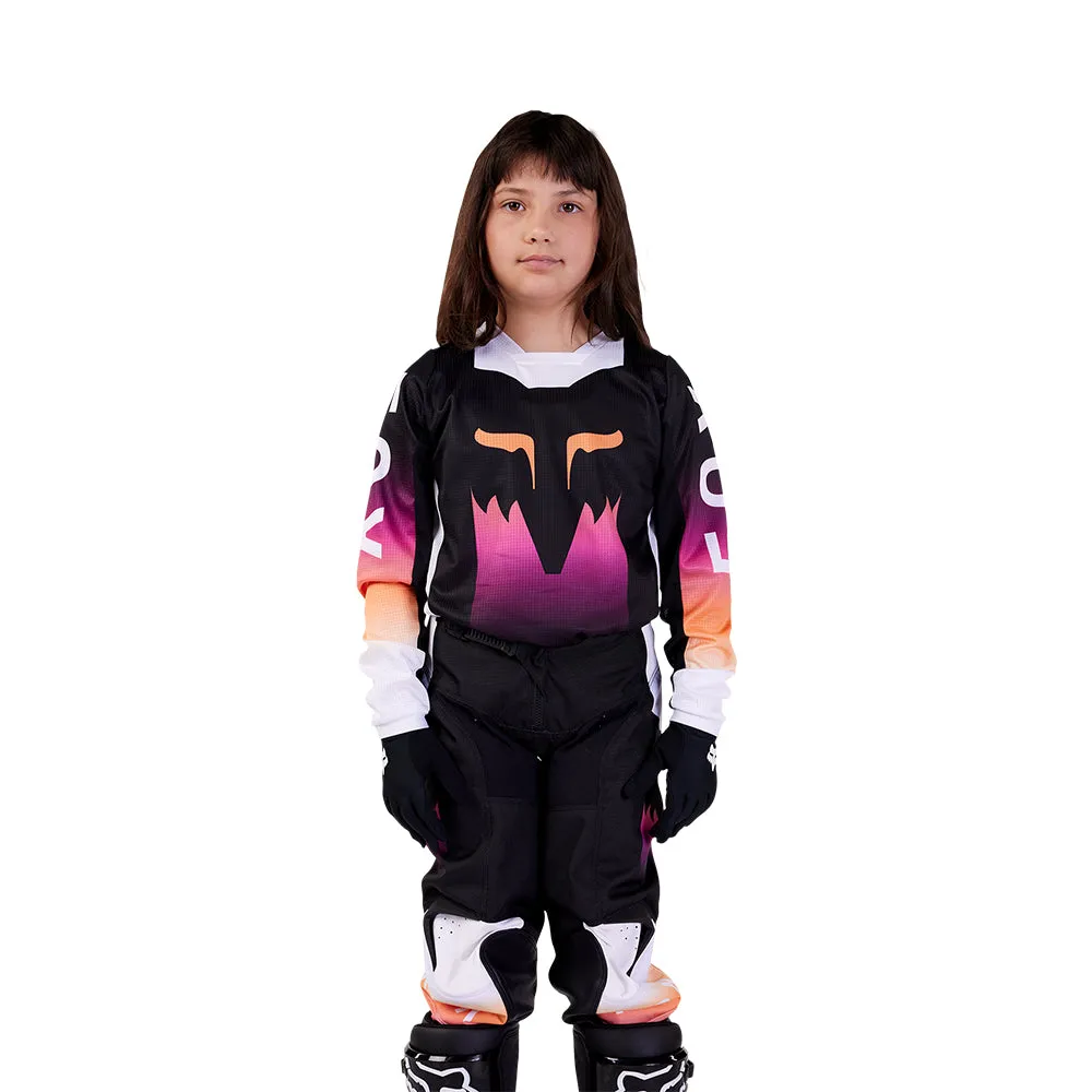 FOX YOUTH 180 FLORA JERSEY [BLACK]