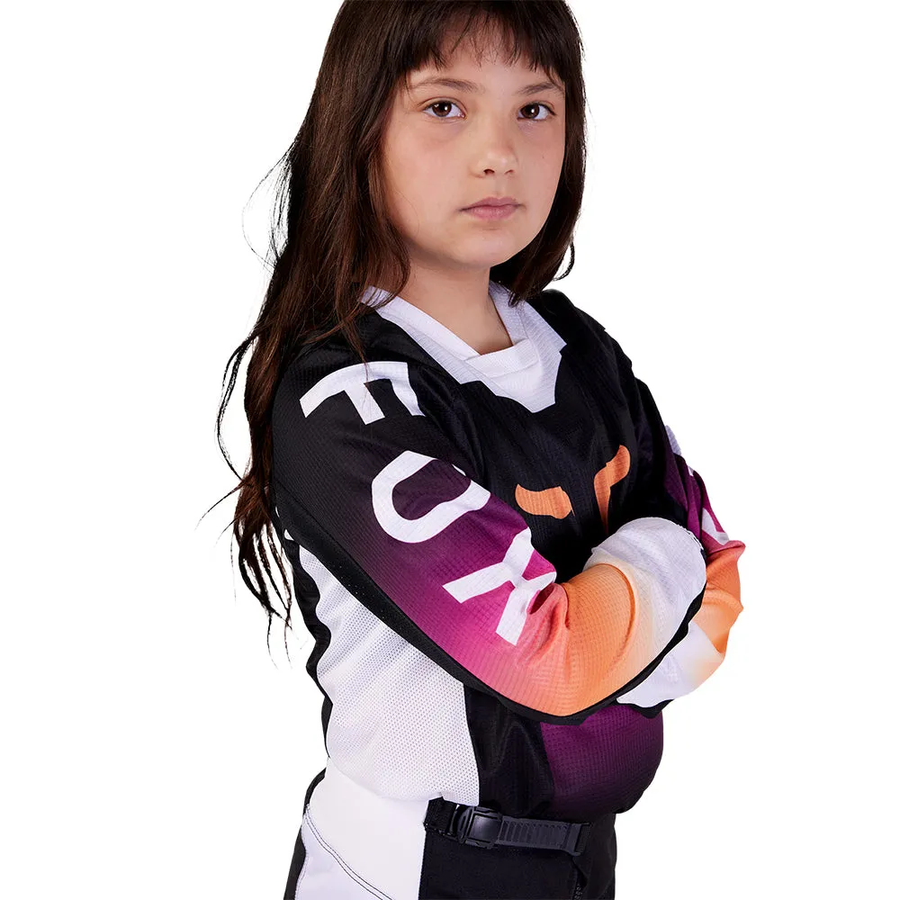 FOX YOUTH 180 FLORA JERSEY [BLACK]