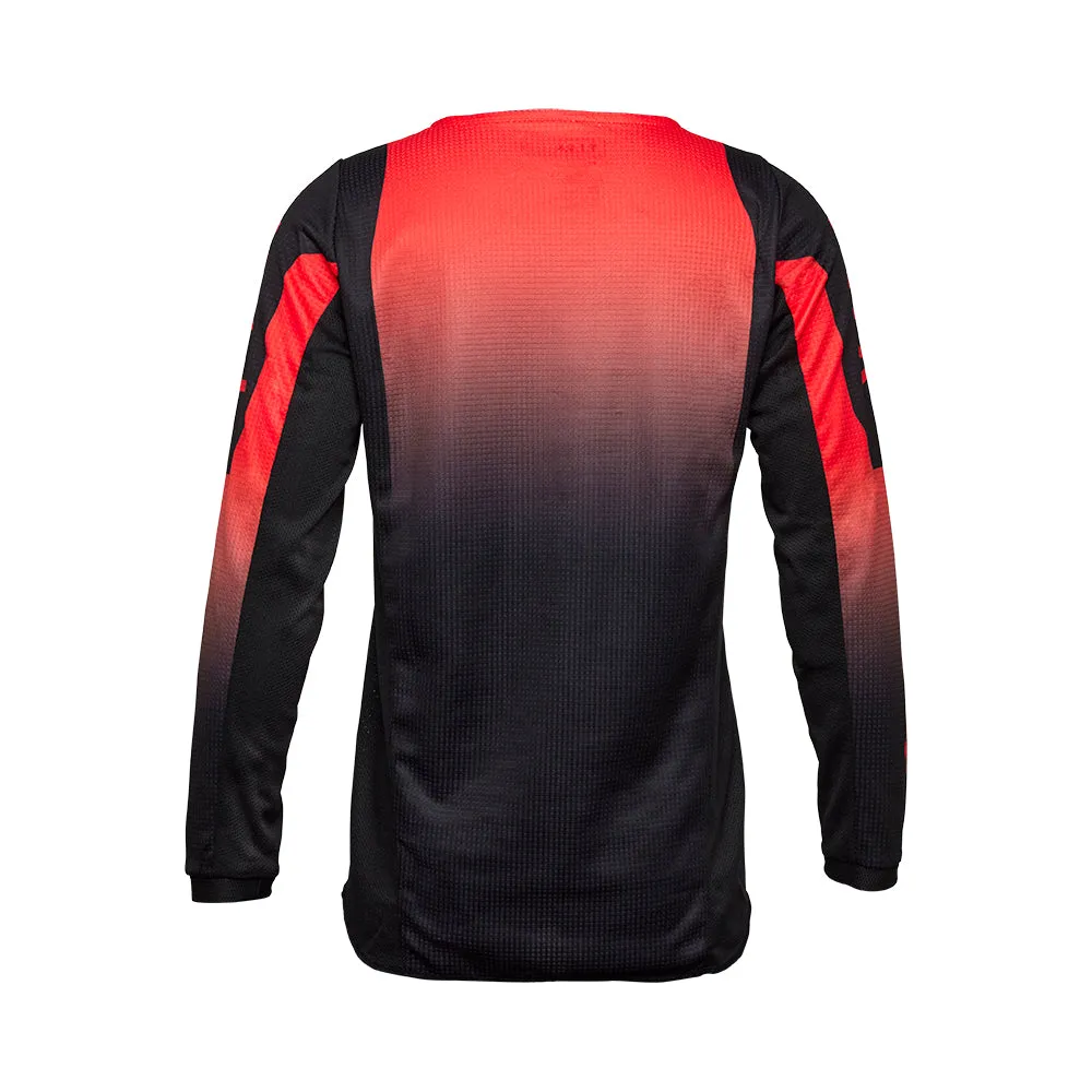 FOX YOUTH 180 LEAN JERSEY [FLO RED]