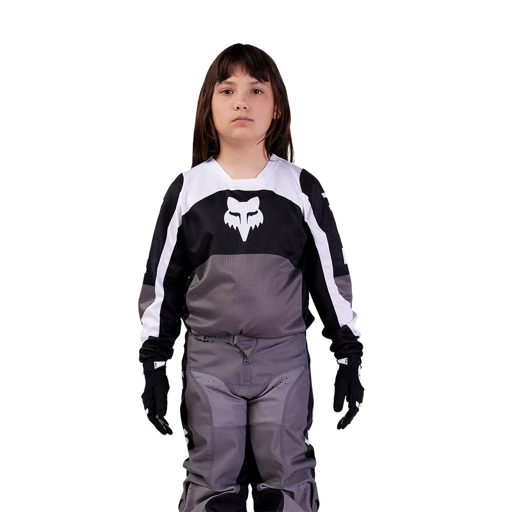 FOX YOUTH 180 NITRO JERSEY [BLACK/GREY]
