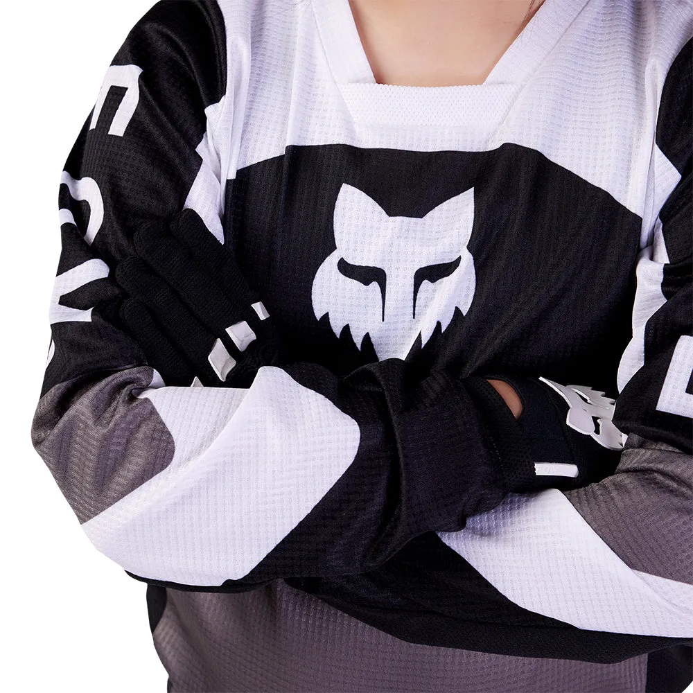 FOX YOUTH 180 NITRO JERSEY [BLACK/GREY]