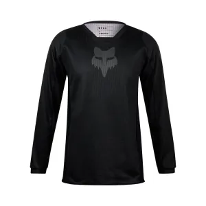 Fox Youth Blackout Jersey [Black/Black]