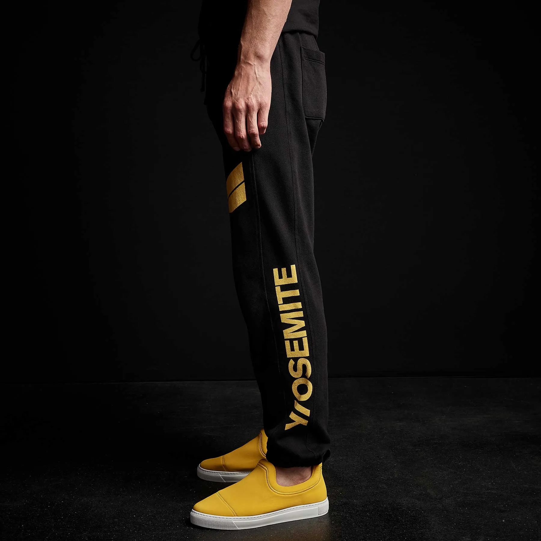 French Terry Sweatpant - Black