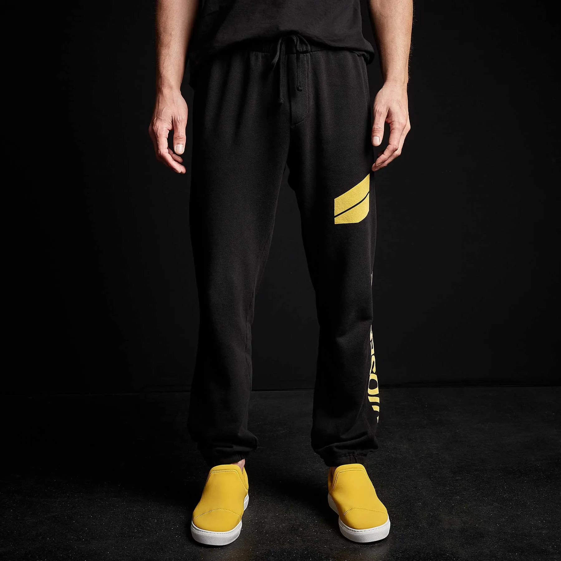 French Terry Sweatpant - Black
