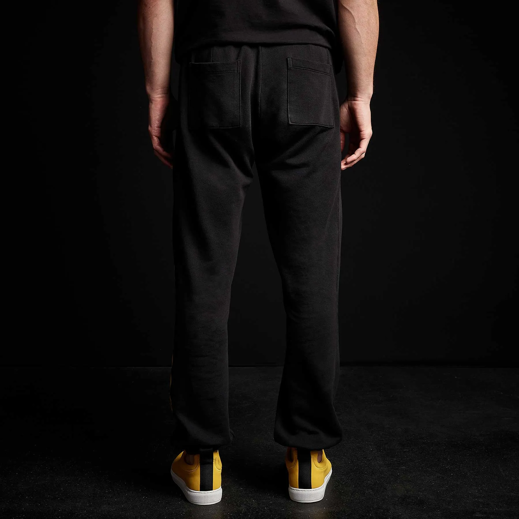 French Terry Sweatpant - Black