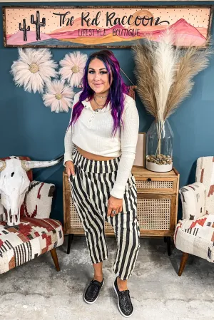 From Here and Beyond Stripe Pants