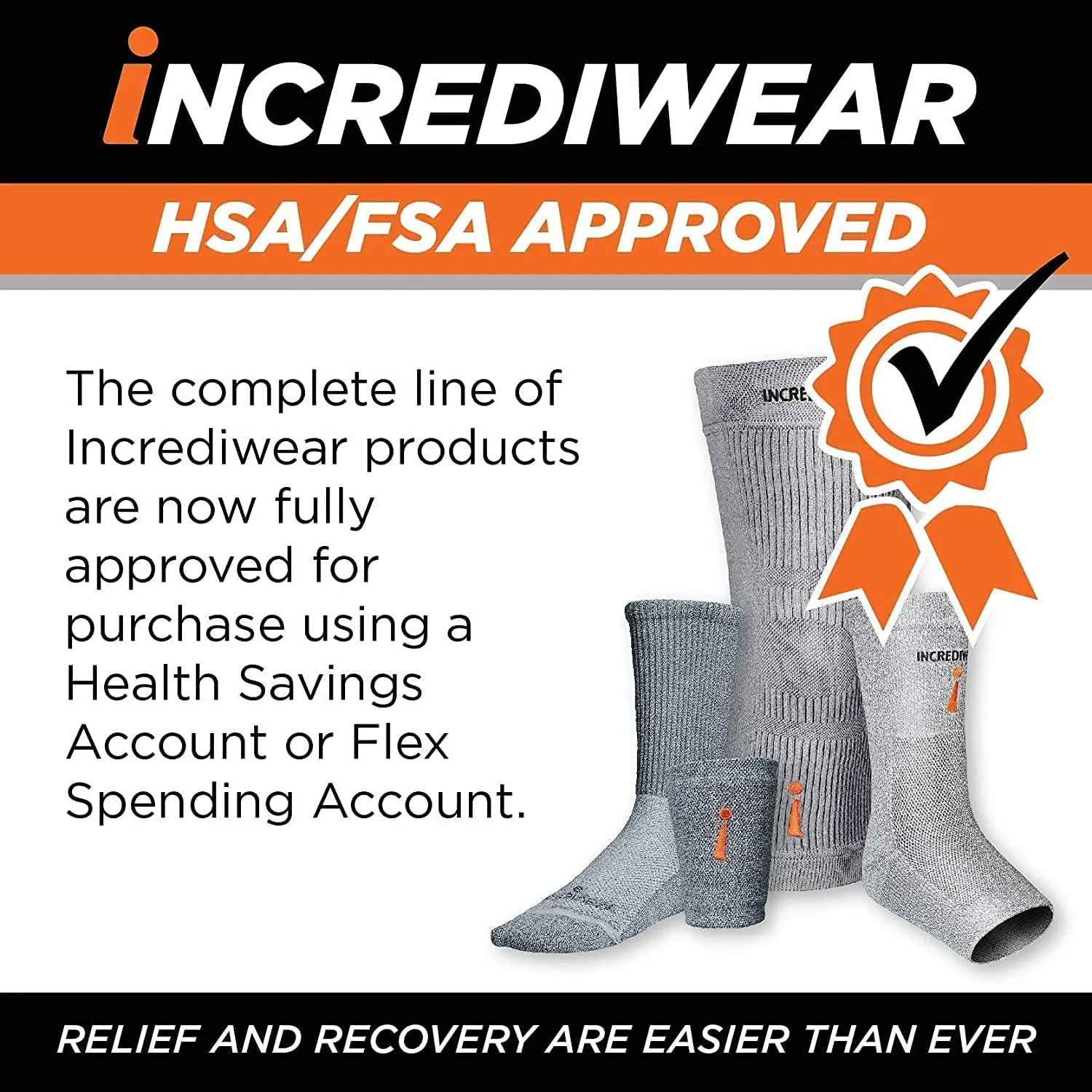 Full Length Long Leg Sleeve for Leg Pain Relief & Muscle Recovery,
