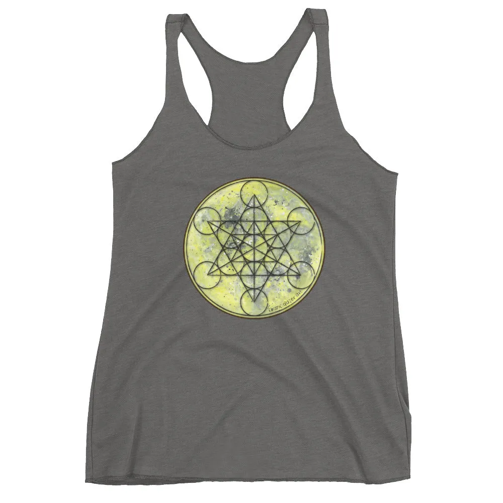 Full Moon Metatron Women's Racerback Tank