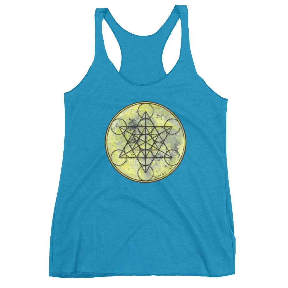 Full Moon Metatron Women's Racerback Tank