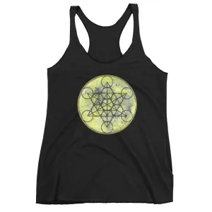 Full Moon Metatron Women's Racerback Tank