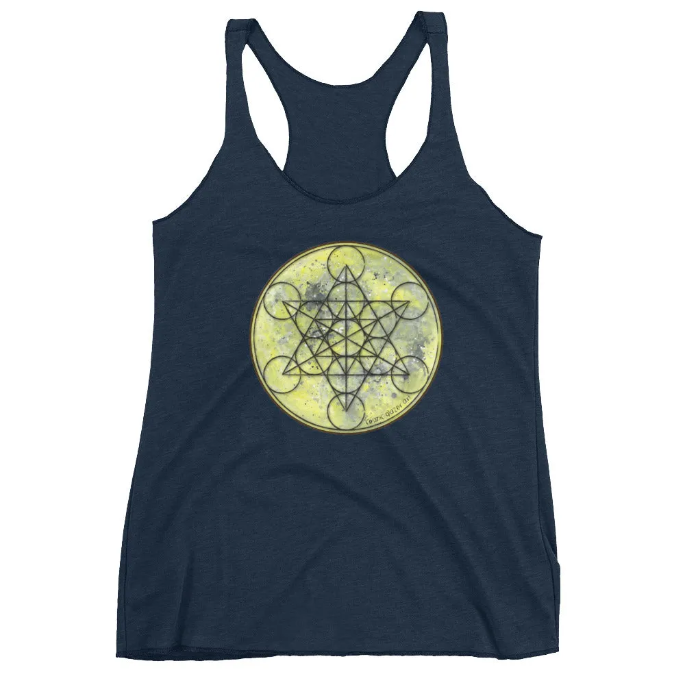Full Moon Metatron Women's Racerback Tank