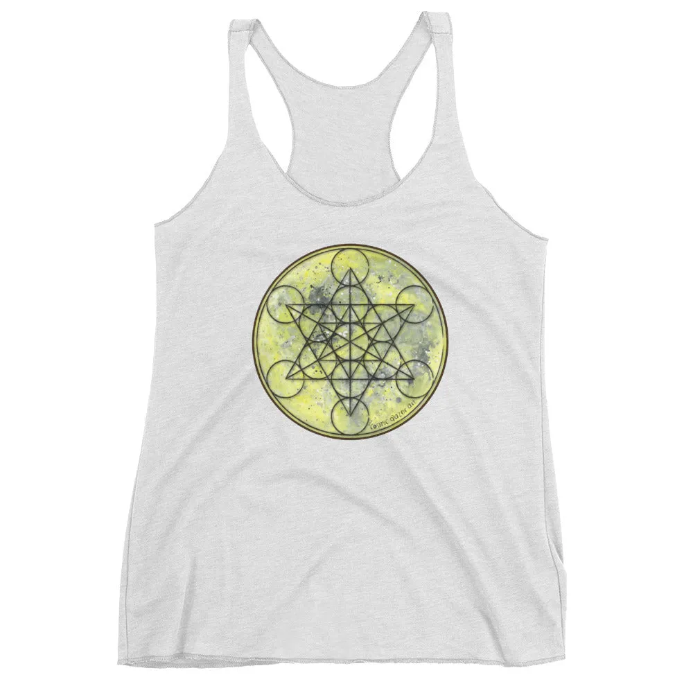 Full Moon Metatron Women's Racerback Tank