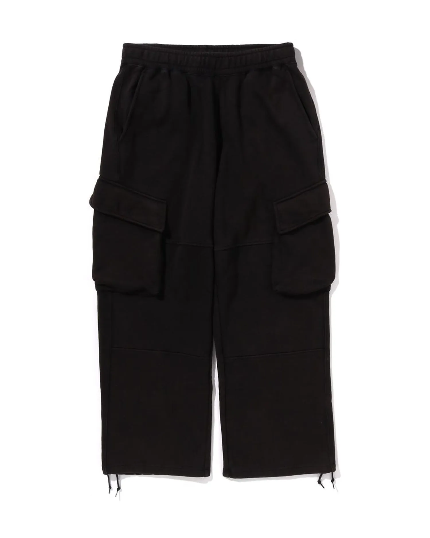 Garment Dye Oversized Fit Cargo Sweatpants