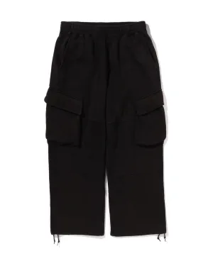 Garment Dye Oversized Fit Cargo Sweatpants