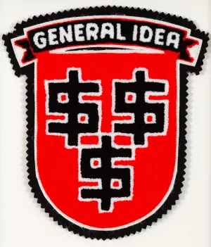 GENERAL IDEA "LUCRE" CHENILLE CREST, 1989