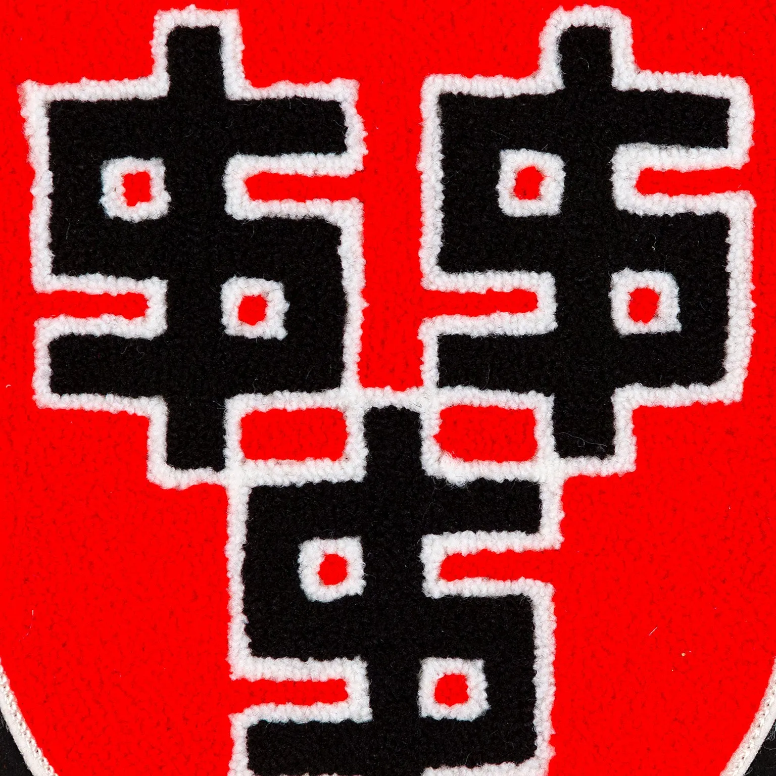 GENERAL IDEA "LUCRE" CHENILLE CREST, 1989