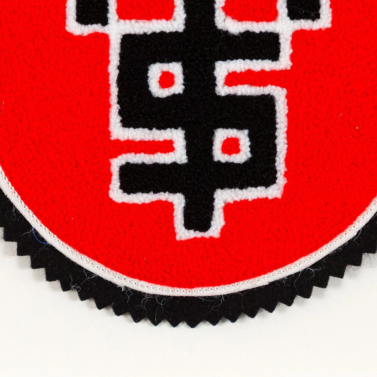 GENERAL IDEA "LUCRE" CHENILLE CREST, 1989
