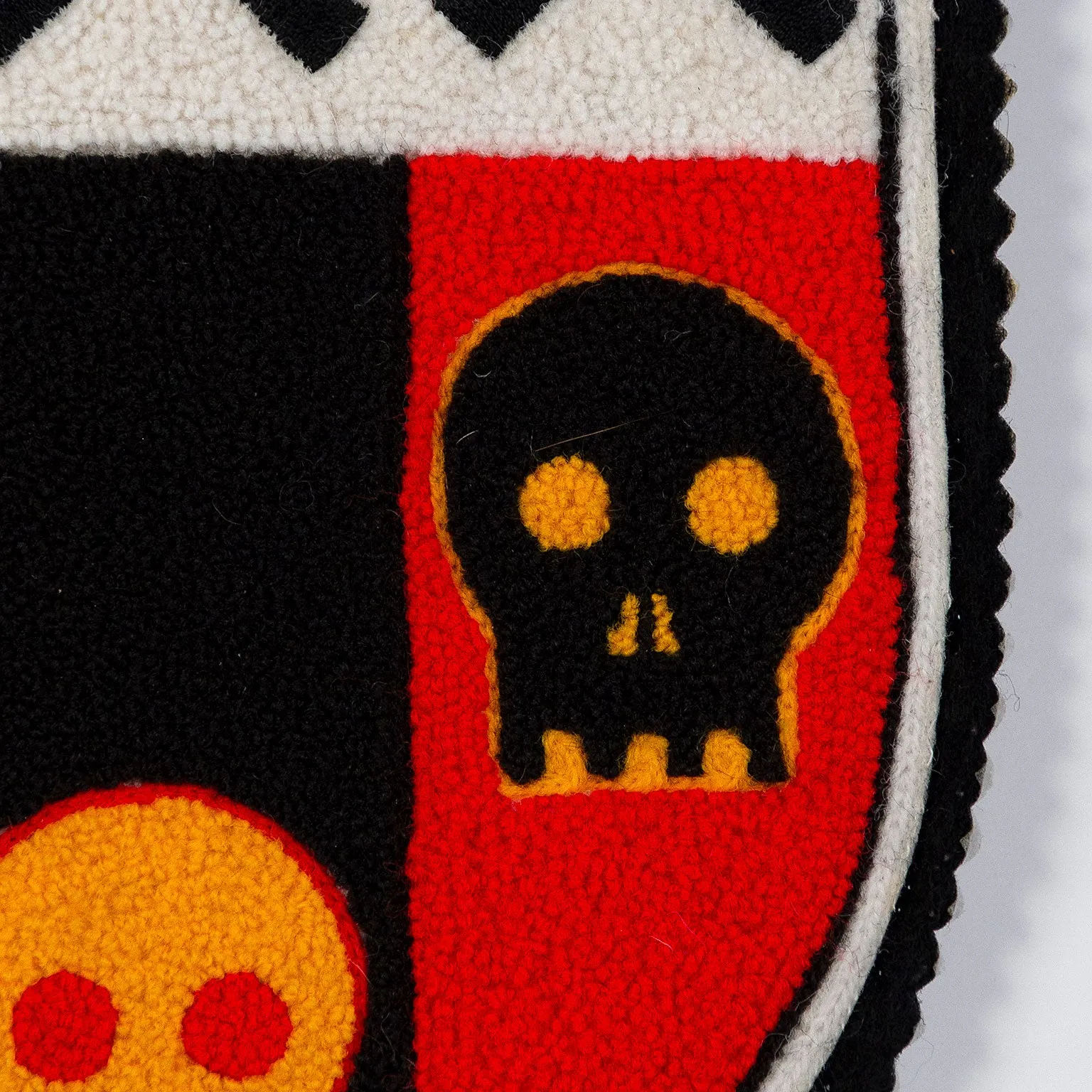 GENERAL IDEA "POST MORTEM" CHENILLE CREST, 1988