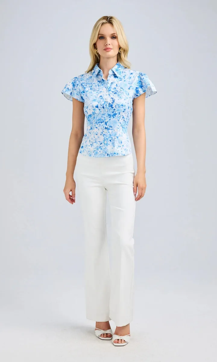 Generation Love - Francesca Floral Poplin Top