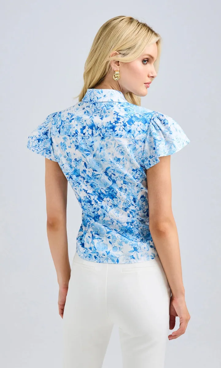 Generation Love - Francesca Floral Poplin Top