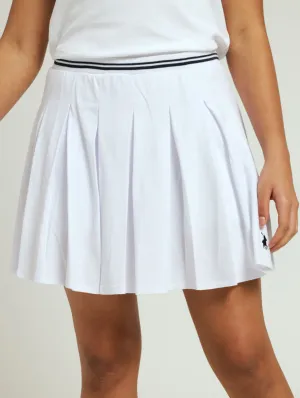 Girls Carey Tennis Skort - White