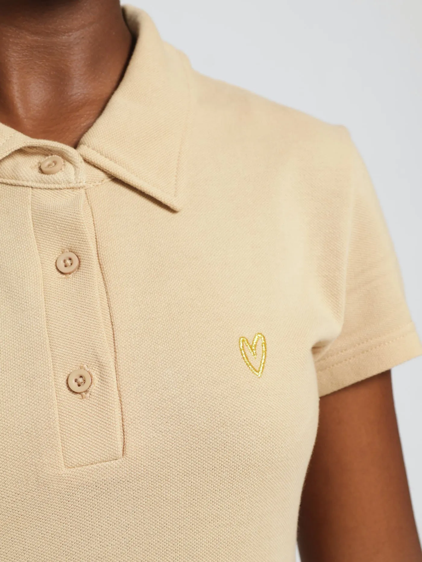 Girls Golfer Tennis Dress - Stone