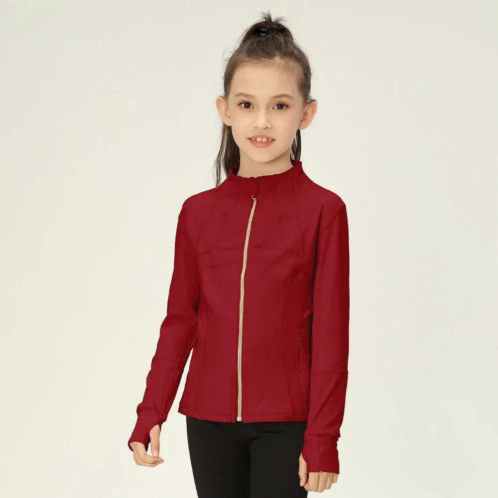 Girls Long Sleeve Sports Jacket