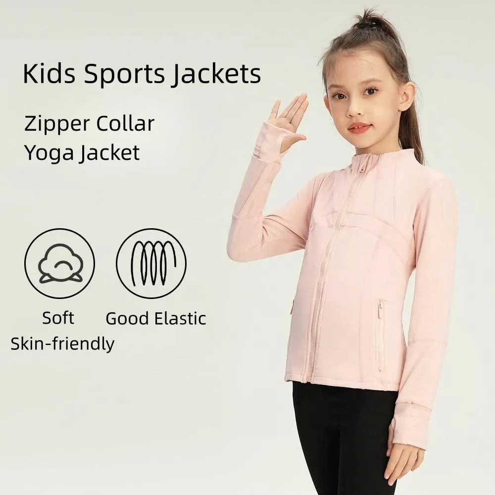Girls Long Sleeve Sports Jacket