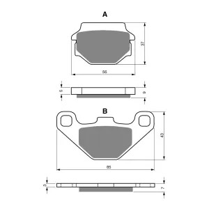GOLDfren Brake Pads - S3 Sintered Sports