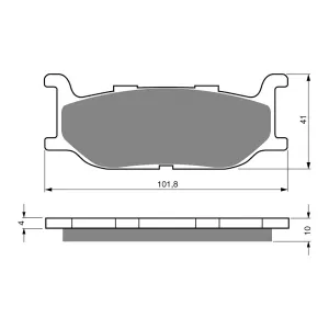 GOLDfren Brake Pads - S3 Sintered Sports