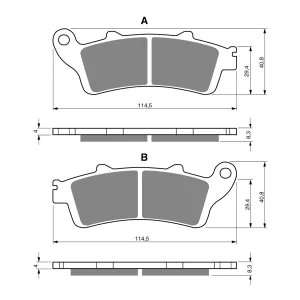 GOLDfren Brake Pads - S3 Sintered Sports