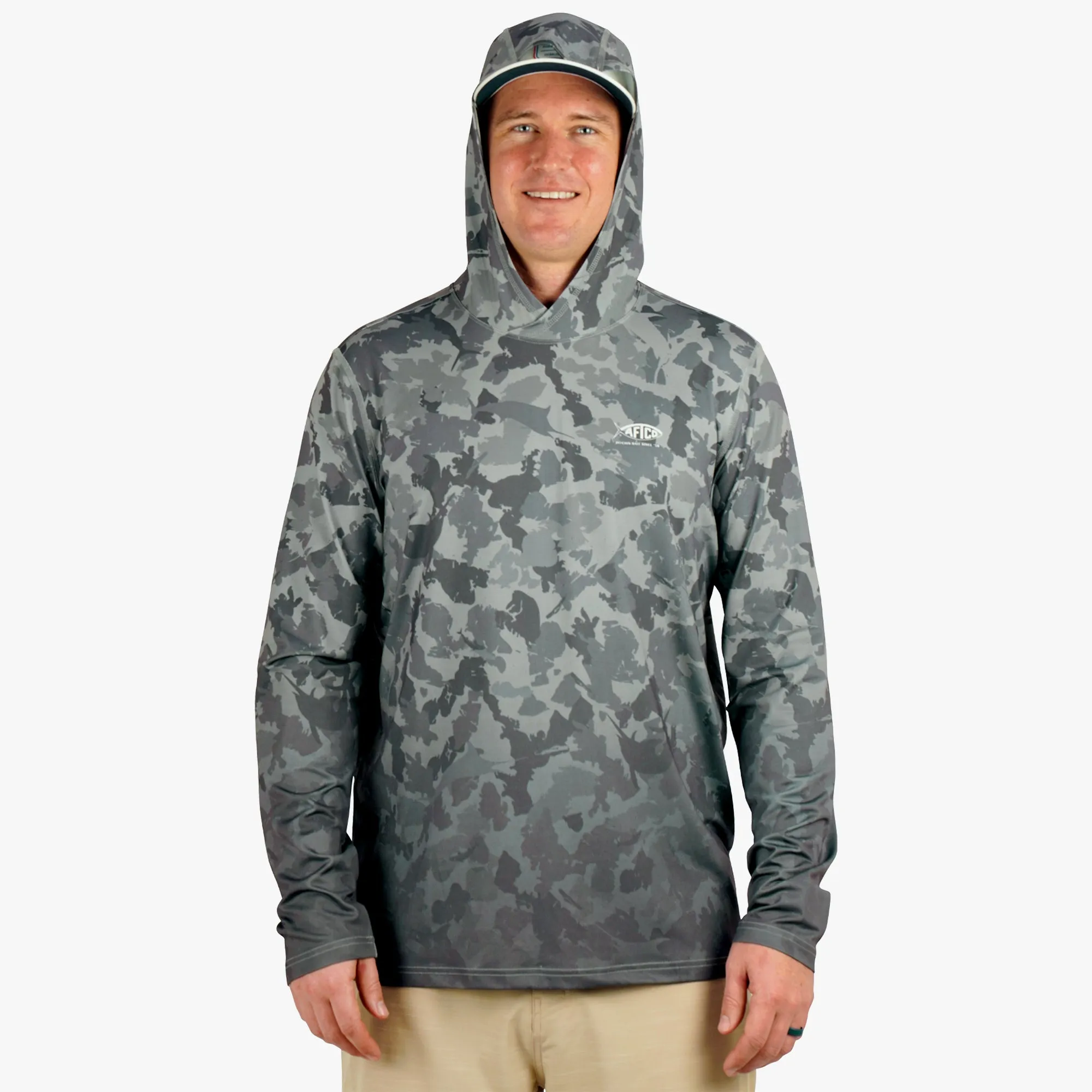 Grander Camo UVX LS Sun Protection Hoodie