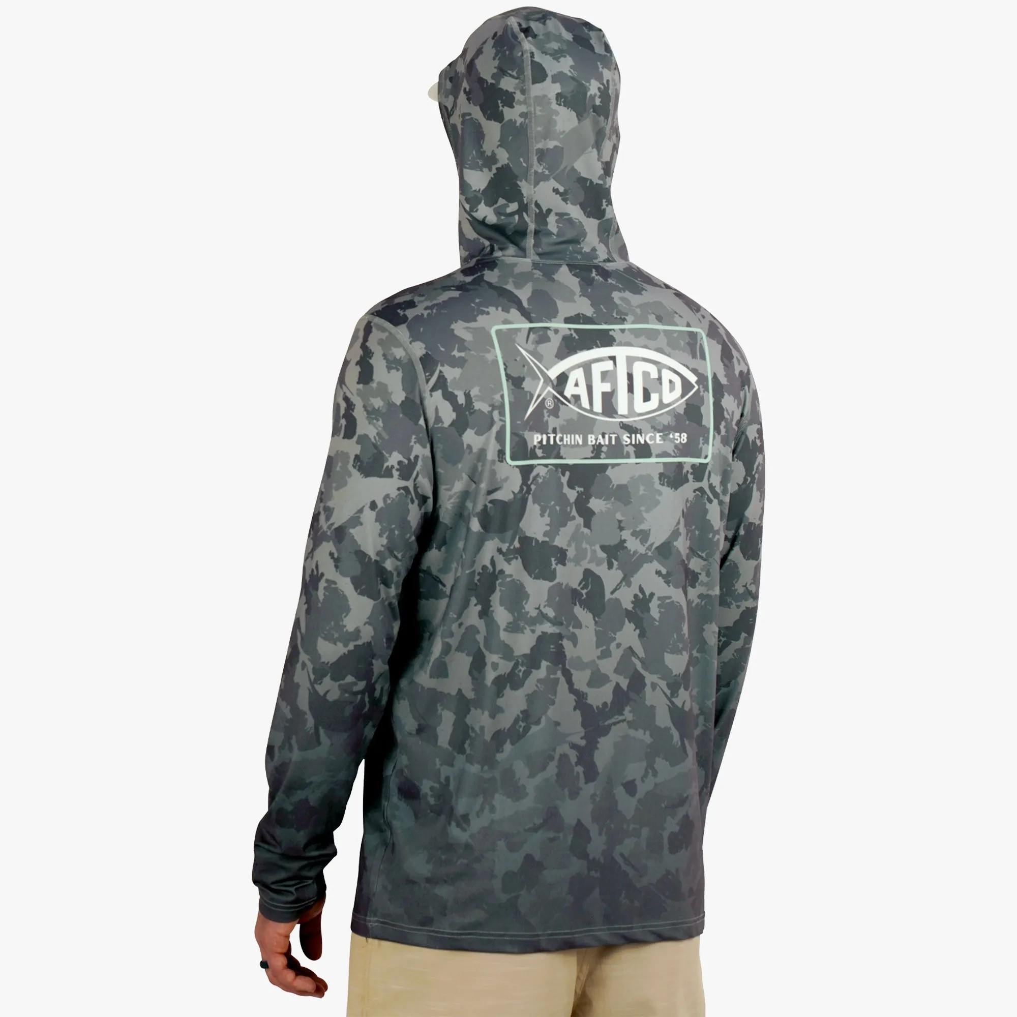 Grander Camo UVX LS Sun Protection Hoodie