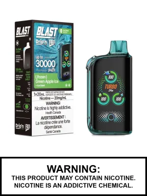 Green Apple Ice Dripn Blast 30K Disposable Vape