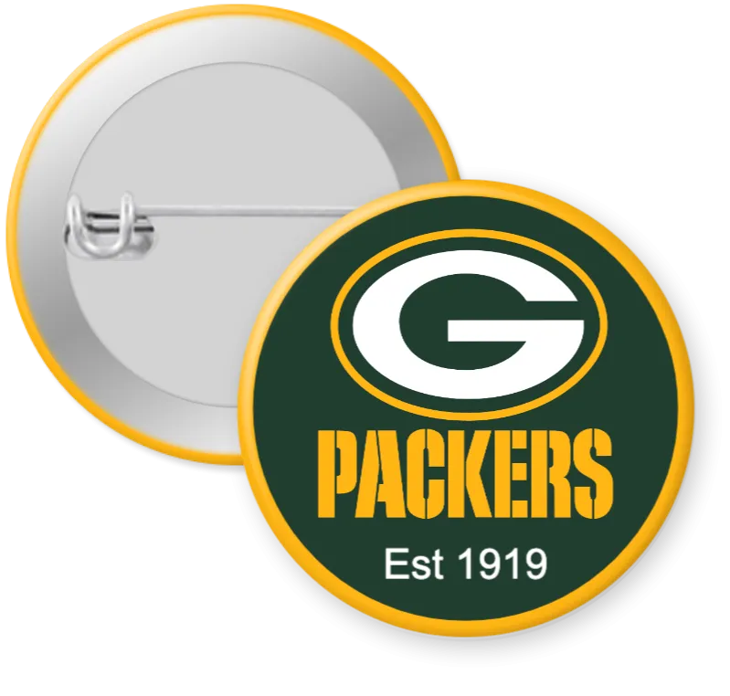 Green Bay Packers Button Sets - 1.25"