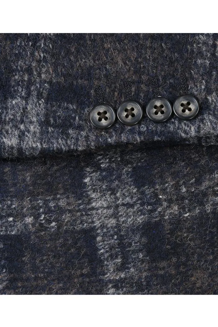 Grey Windowpane Sports Jacket